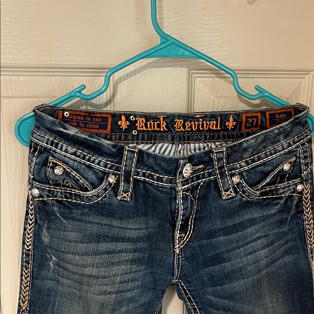 Rock Revival Women's Dark Blue Skinny Jeans